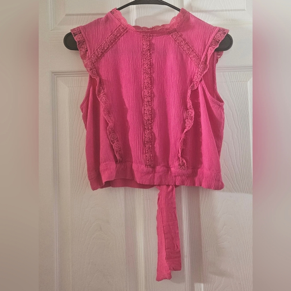 Neon Soul Pink Crop Top
